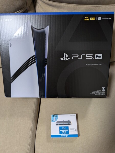 新品未使用品 SONY PS5 Pro PlayStation5Pro CFI-7000B01+Nextorage 2TB SSD