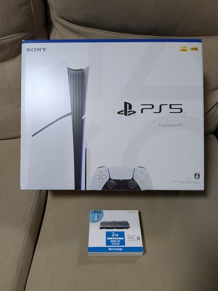 新品未使用 SONY PlayStation5 ディスクドライブモデル CFI-2000A01+Nextorage SSD 2TB