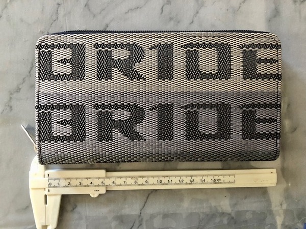 送料無料 BRIDE ブリッドロゴ グラデーション 財布 ワイスピ スポコン 環状 湾岸ミッドナイト イニシャルD