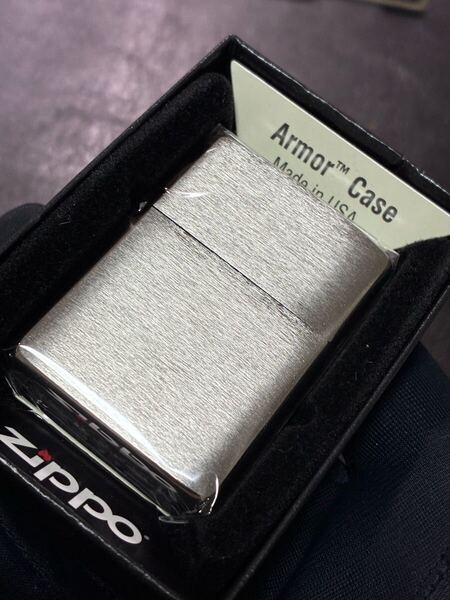 zippo シルバー アーマー silver 希少モデル 2025年製 Armor Case ケース 保証書付き