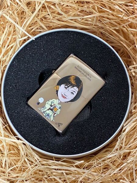 zippo 広末涼子 ゴールド 20歳バージョン 限定2000個 両面デザイン 2000年製 シリアルナンバー有り NO.0209/2000 専用缶ケース 保証書付き