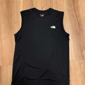 North face スリーブレス ES アンペアクルー ブラック メンズL ノースフェイス NT12581 タンクトップ ノースリーブ ランニング