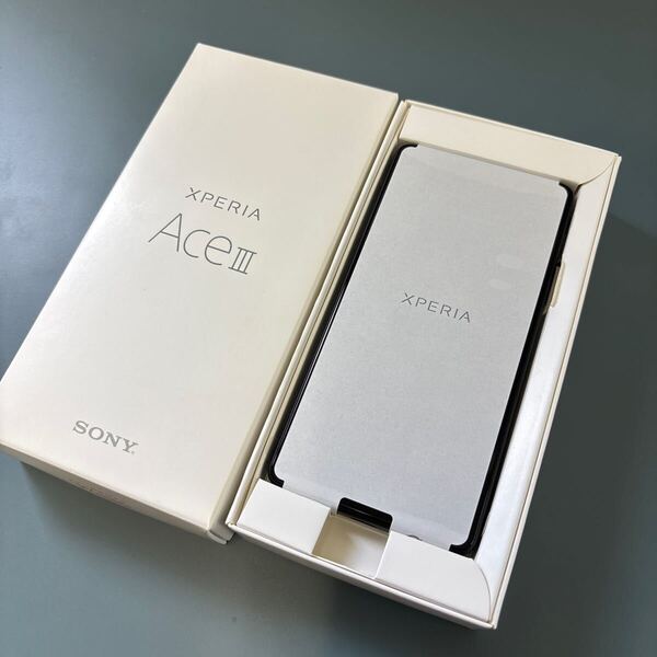 ジャンク 未使用 新品 ワイモバイル Xperia Ace III A203SO ブラック 本体 SIMフリー 本体