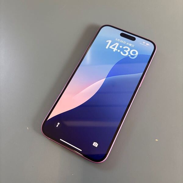 【未使用品に近い/ジャンク】iPhone16 Plus 128GB Softbank 最大容量100% ピンク 赤ロム保証 本体 SIMフリー pink 中古 iPhone 16