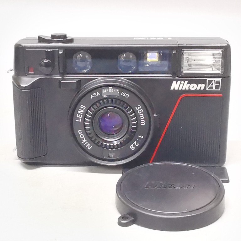 美品】 Nikon L35AF フィルムカメラ 動作確認 済ませよ