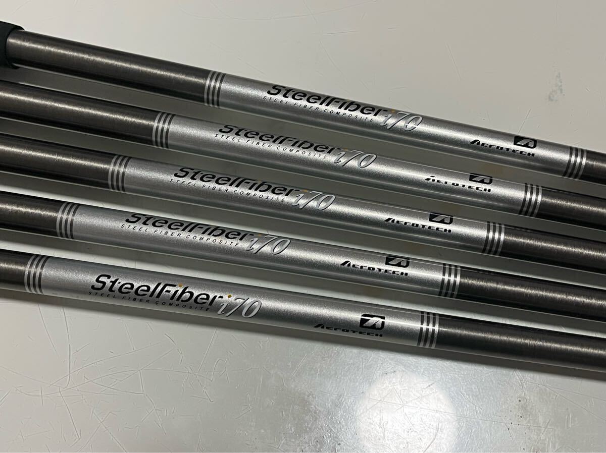 美品 スチールファイバーi70 S 5〜P.A 5本 中古シャフト （Yahoo