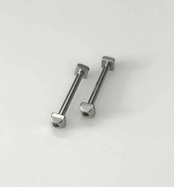 18mm 腕時計 修理交換パーツ ラグ ピン チューブ ネジ シルバー 【対応】カルティエ パシャ35 パシャC Cartier