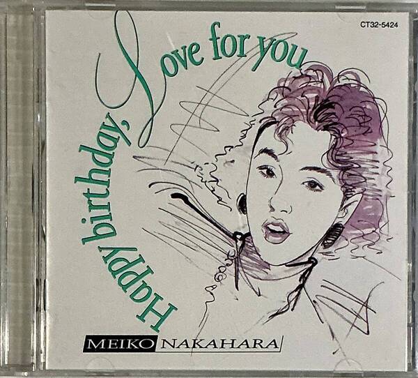 ☆ 中原めいこ CD Happy Birthday Love For You
