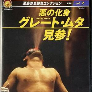 ☆ 燃えろ!新日本プロレス Vol.7 DVD 悪の化身 グレート・ムタ見参! 馳浩 ハルク・ホーガン 長州力 天龍 武藤 蝶野