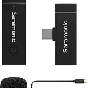 USB-CワイヤレスラベリアマイクVlog, Saramonic Blink Samsung、Huawei、Xiaomi、Google Pixelなど