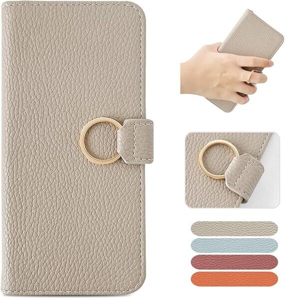 MAGICASE For AQUOS sense8 ケース 手帳型 おしゃれ リング付き アクオス センス8 ケース 手帳型 かわいい 女性 SH-54D ケース シンプル