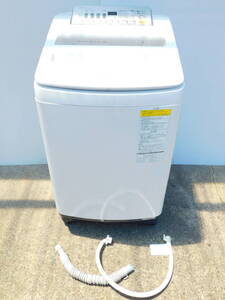 m916 Panasonic パナソニック 縦型 洗濯乾燥機 8.0kg/4.5kg ヒーターセンサー方式 水冷除湿タイプ 即効泡洗浄 エコナビ ナノイー NA-FW80S3