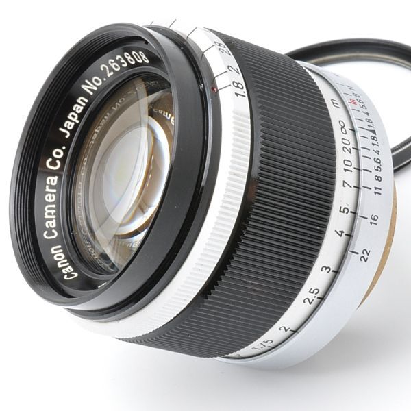 Canon 50mm F1.8 L39マウント Canon Lens 銀鏡胴タイプ整備記録