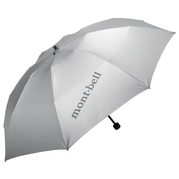 未使用 モンベル サンブロックアンブレラ55 ライトグレー UVカット 日傘 傘のみ 晴雨兼用 軽量傘 大きいサイズ 男女兼用 8894
