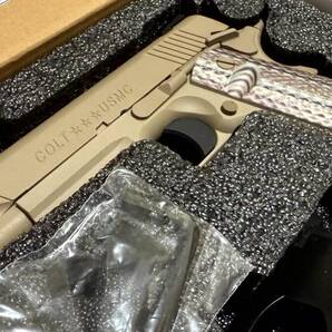 ■送料無料 未使用品 BATON BM-45 NL 1911 FDEカラー CO2ガスブローバック ガスガン BM45NL-FDE■