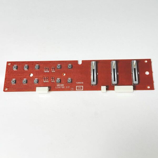 YAMAHA DX21 スライダー&スイッチ基板 CPA LQ92790 1/2 部品 動作未確認 ヤマハ シンセサイザー Q38f