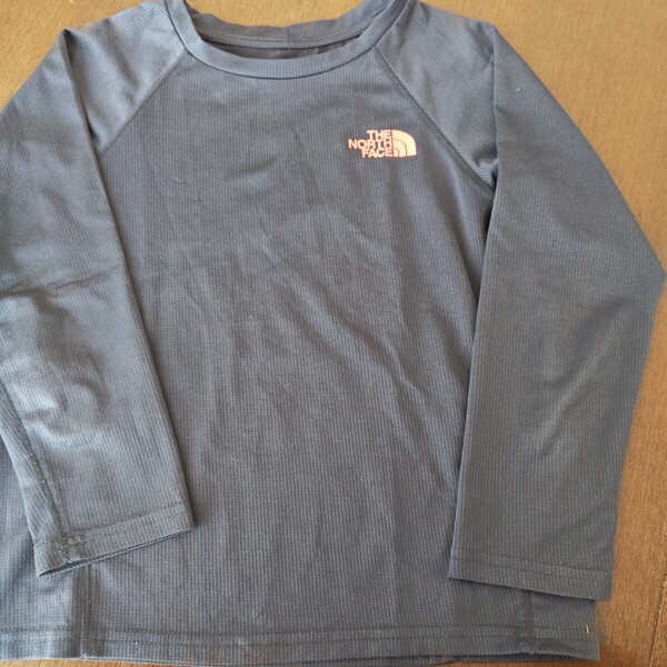 THE NORTH FACE ノースフェイス ザノースフェイス 長袖Tシャツ 120 スポーツに最適 ネイビー キッズ服 子供