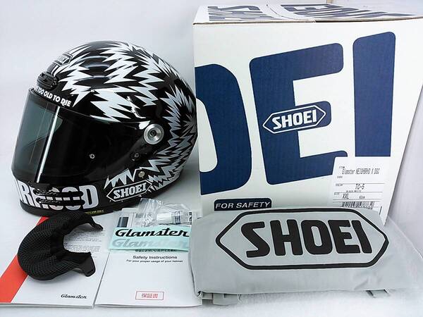 【送料無料】試着程度 美品 受注限定 2023年製 SHOEI Glamster グラムスター NEIGHBORHOOD X DSC ネイバーフッド XXL スモークシールド 箱