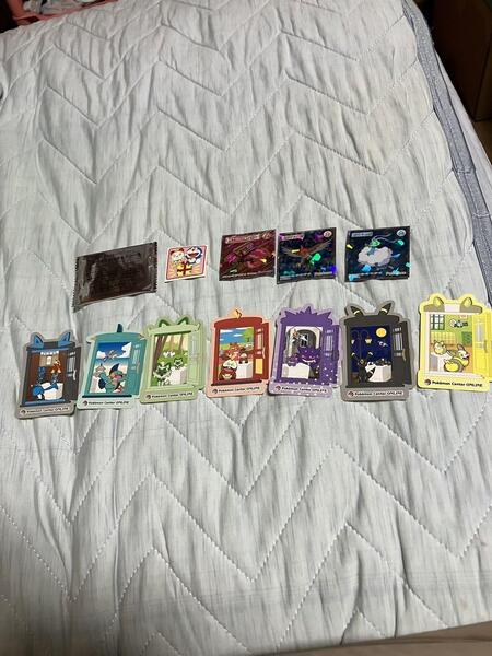 ポケセン ミニゲーム ステッカー ポケモンセンター オンライン ピカチュウ賞 お届けステッカー ルカリオ ニャオハ ゲンガー など