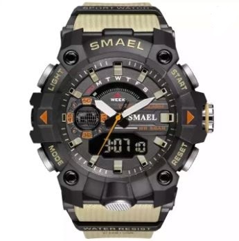 SMAEL 8040 スポーツウォッチ(カーキ)
