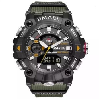SMAEL 8040 スポーツウォッチ(アーミーグリーン)