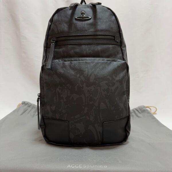 【極美品】VIVIENNE WESTWOOD ヴィヴィアンウエストウッド オーブ 2way リュック ビジネスバッグ 迷彩 カモフラ 通勤 メンズ レディース
