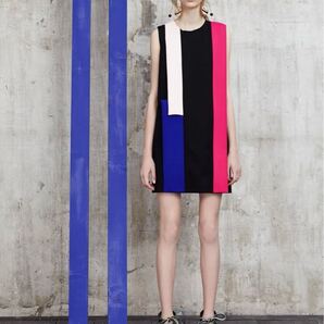 処分価格・MSGM カラーブロックパネルワンピース IT42