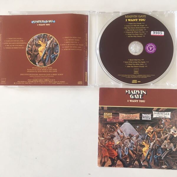 中古CD【まとめ可】I Want You Marvin Gaye (マーヴィン・ゲイ) 76年発表の傑作アルバム