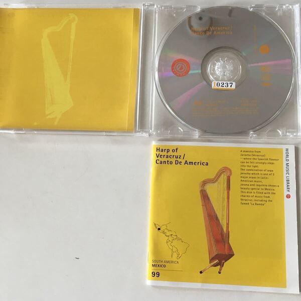 中古CD【まとめ可】音の世界遺産 メキシコのアルパ~ラ・バンバ 世界の民族音楽を紹介するWorld Music Library