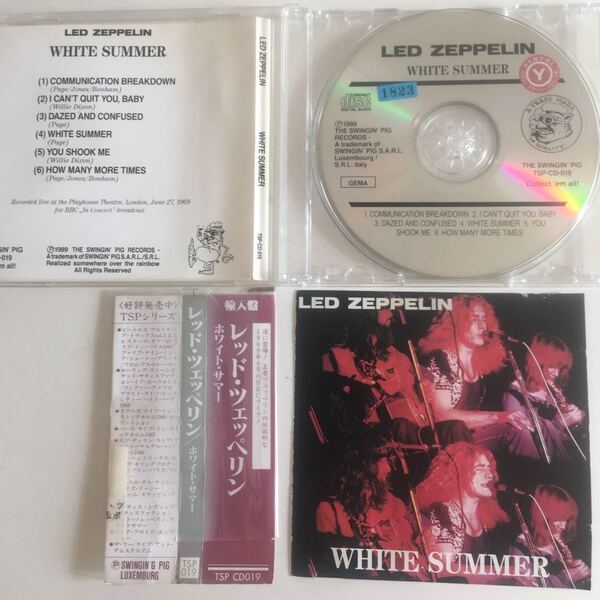 中古CD【まとめ可】WHITE SUMMER レッド・ツェッペリン入手困難ライブ音源