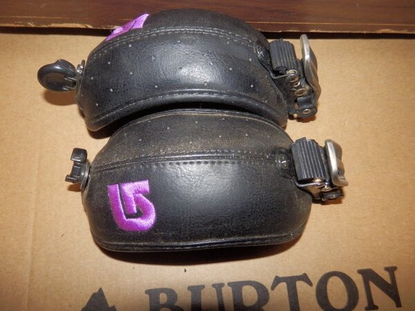 部品★BURTON バートン★トゥキャップセット 黒 紫 S 男性用
