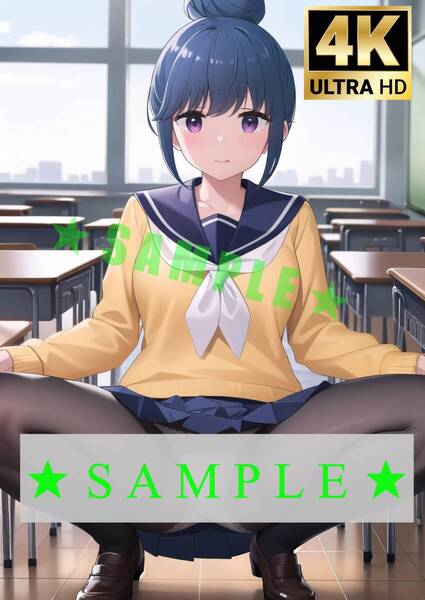 【送料無料】ゆるキャン△/志摩リン/A4 特大イラストポスター/C-100