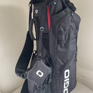 OGIO■オジオ■コンボイSE■スタンドキャディバッグ■10.0インチ、大容量■6分割■黒■フード付■希少美品■超完売品、人気、全国送料無料