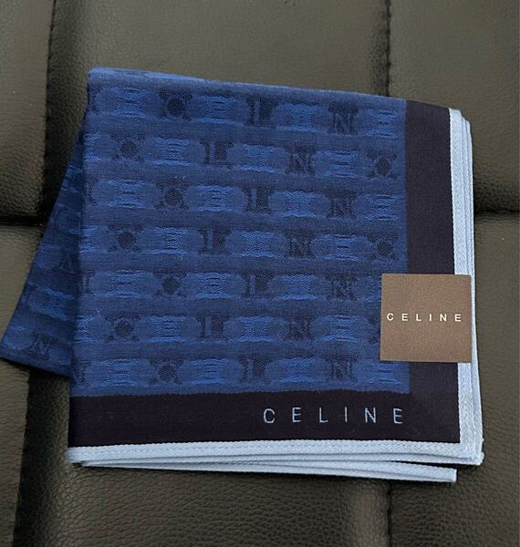 新品 セリーヌ CELINE マカダム ハンカチ セリーヌ マカダム柄 ブランドハンカチ 三越 高島屋