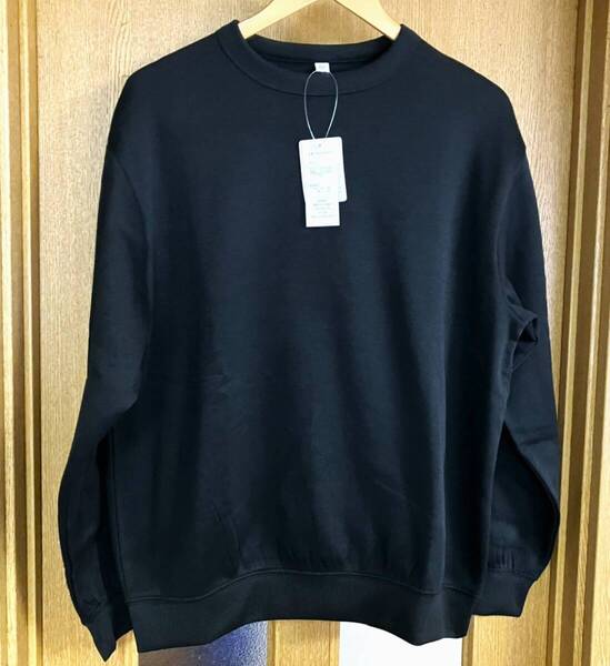 新品 タグ付き トレーナー メンズLL 黒~ネイビー
