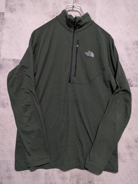 国内正規品 THE NORTH FACE ノースフェイス ハーフジップ ロンT L 長袖Tシャツ カットソー プルオーバー レイヤー NT35807 OSAGARI