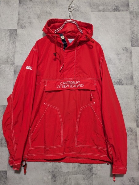 カンタベリー CANTERBURY ナイロンジャケット アノラックパーカー プルオーバーパーカー M OSAGAGRI