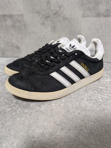 アディダス ADIDAS GAZELLE ガゼル ブラック ホワイト スニーカー 黒 白 BB5476 23cm OSAGARI
