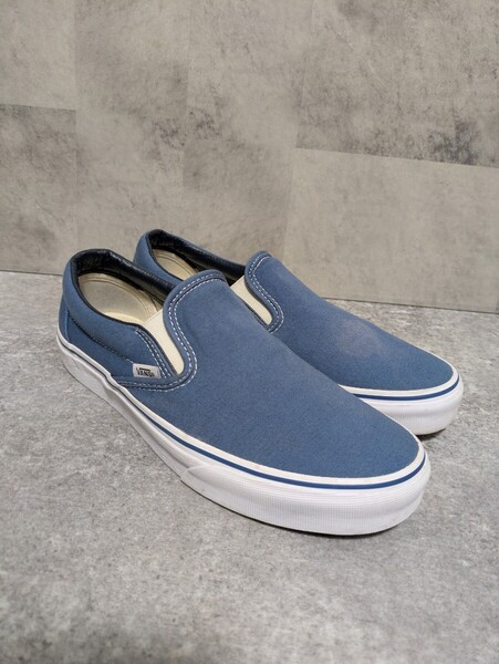 VANS バンズ スリッポン ヴァンズ SLIPON 26.5cm ブルー OSAGARI スニーカー