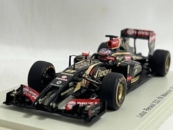 Spark 1/43 S3089 ロータス ルノー E22 2014 F1 マレーシアGP ロマン・グロージャン