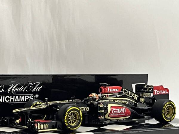 ミニチャンプス 1/43 ロータス ルノー E21 F1グランプリ 2013 キミ・ライコネン
