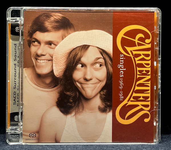SACD (ハイブリッド盤) Carpenters Singles 1969-1981カーペンターズ「シングルズ 1969-1981」 High Resolution Stereo & Multi-ch