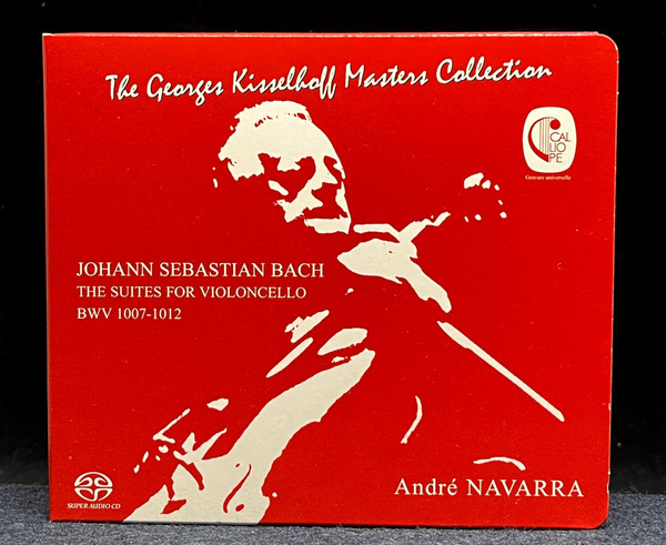 SACD (ハイブリッド盤) Andre Navarra アンドレ・ナヴァラ J.S. BACH The Suites for Violoncello solo 無伴奏チェロ組曲(3SACD)