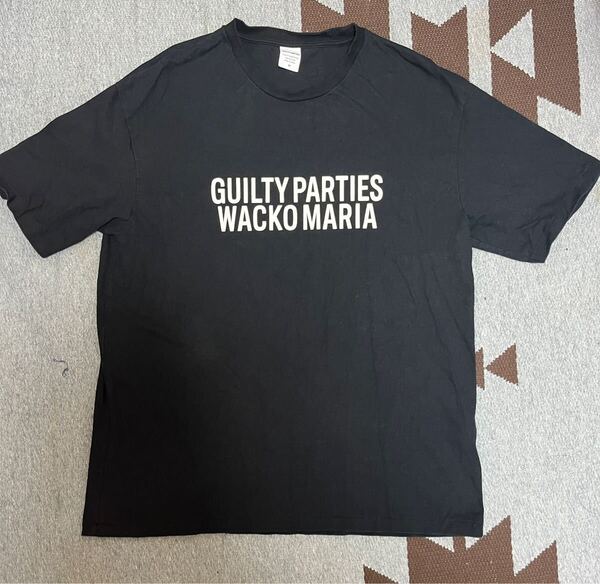 WACKO MARIA ワコマリア GUILTY PARTIES ロゴ Tシャツ Mサイズ ブラック 日本製