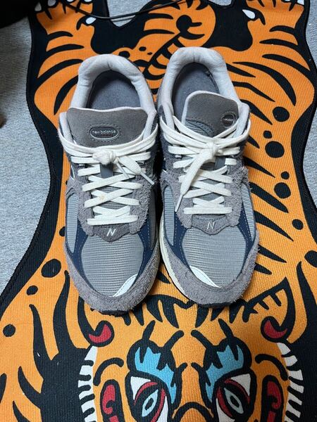 【27cm】New Balance 2002R Protection Pack グレー × ネイビー M2002R EL