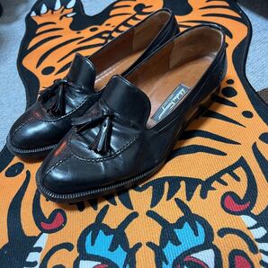 【27cm】Salvatore Ferragamo タッセルローファー 黒 レザー MADE IN ITALY フェラガモ