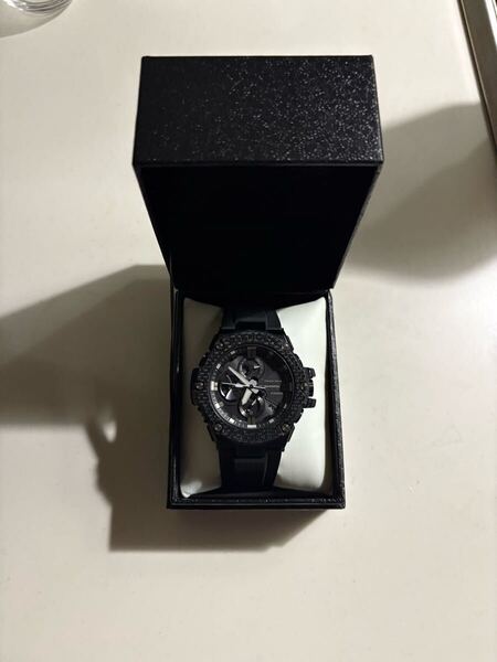 CASIO カシオ G-SHOCK G-STEEL カーボン GST-B100 メンズ 腕時計 ブラック文字盤 電波ソーラー 中古 SEIKO ソーラー 電波ソーラー