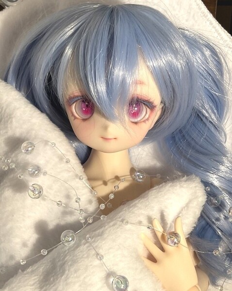 ◆キラルドール◆ ドルフィードリーム セミホワイト肌 カスタムヘッド レジンアイ付き 難あり