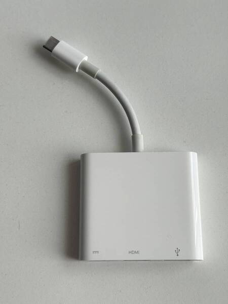 アップル純正品 Apple USB-C Digital AV Multiport Adapter A2119 中古美品