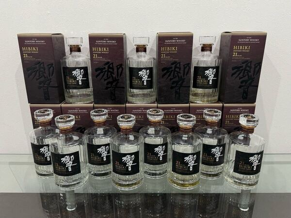 響21年 空瓶 箱無し 未洗浄 SUNTORY サントリー ウイスキー 11本セット